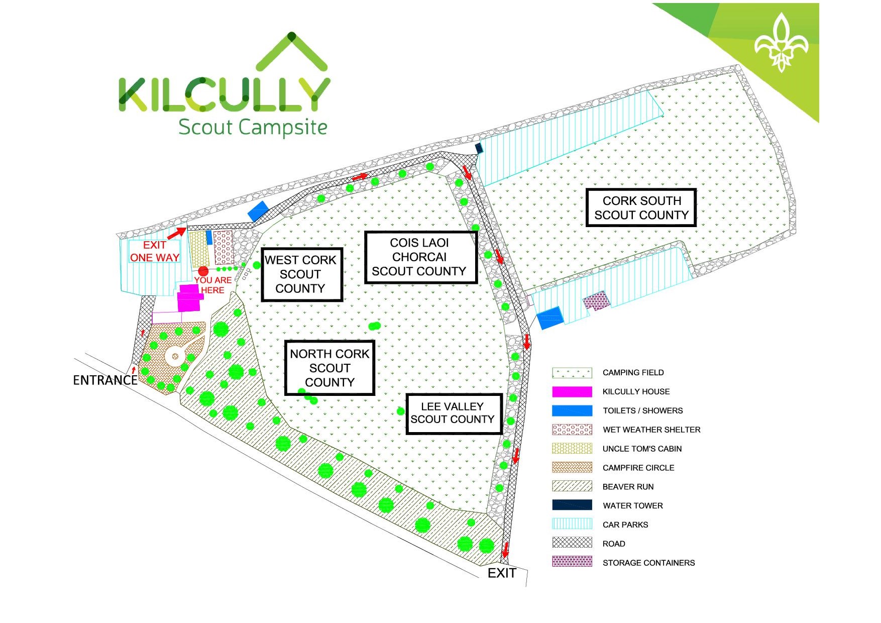 67 Kilcully map