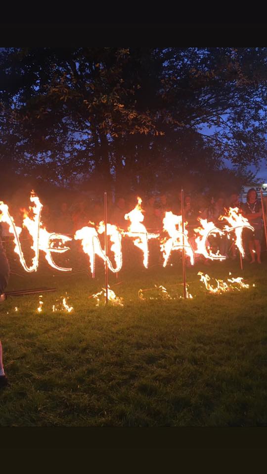 77 Ventact fire sign